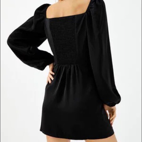 COPY - Kendall & Kylie Buster Slit Satin Mini Dress - Picture 9 of 10